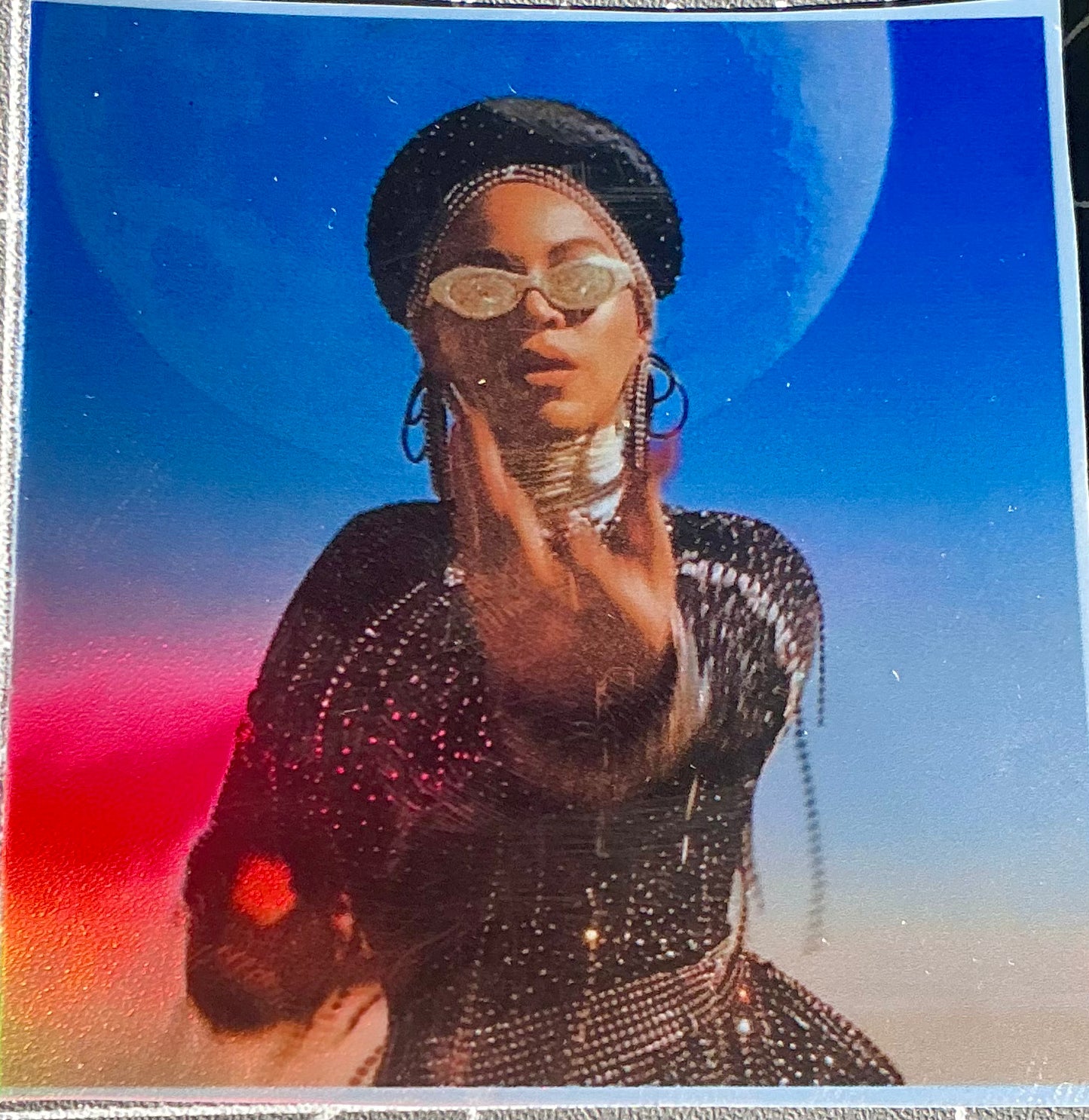 Find your way back Holographic Sticker