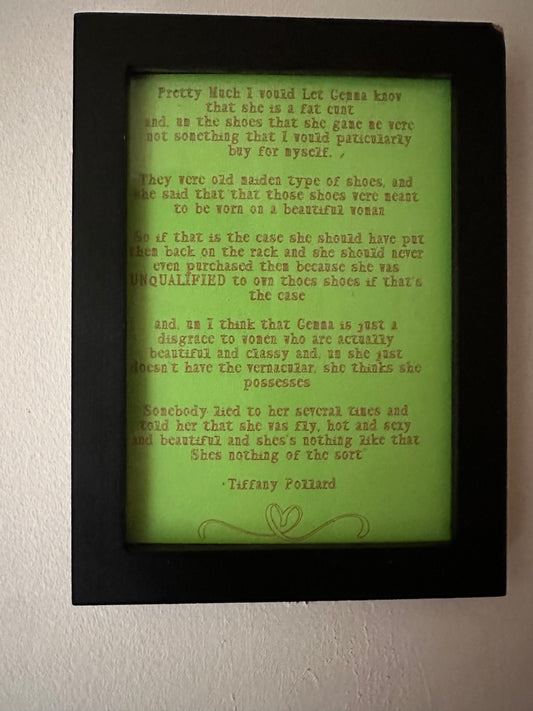 A Poem by Tiffany Pollard